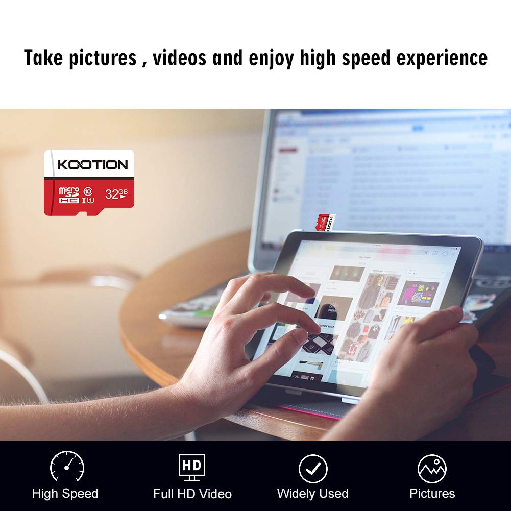 KOOTION Micro SD Card 32GB 5 Pack MicroSDHC UHS-I Memory Card Class 10 High Speed Micro SD Card, C10, U1