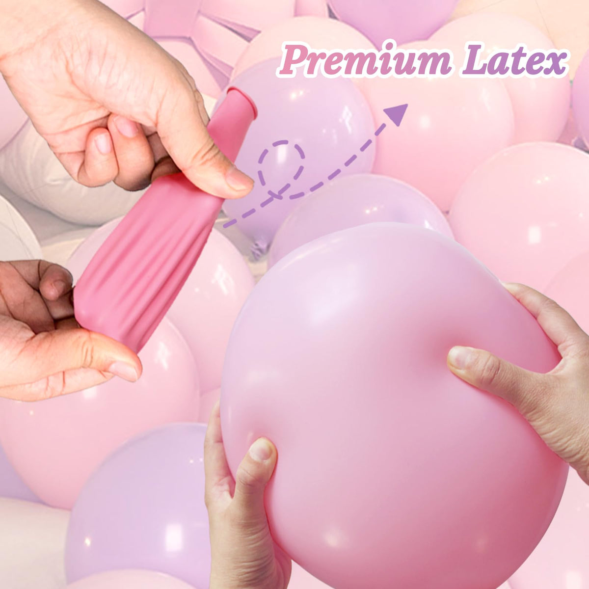 ASIYUHY Yellow Balloon 12 inch 100 Pack Thick Latex Helium Balloons