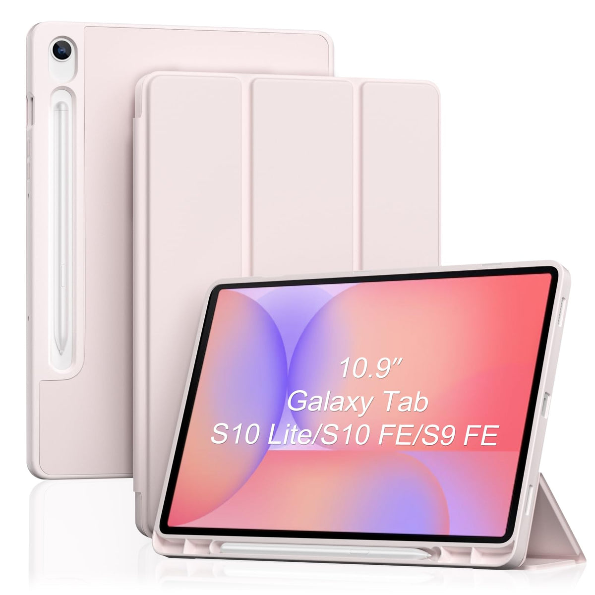 ProCase for Galaxy Tab S10 Lite/S10 FE/S9 FE 10.9" with S Pen Holder -Green
