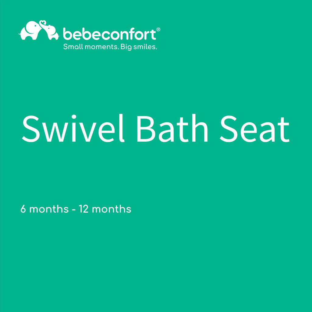 Bebeconfort Swivel Baby Bath Seat, 0–10 kg, Beige