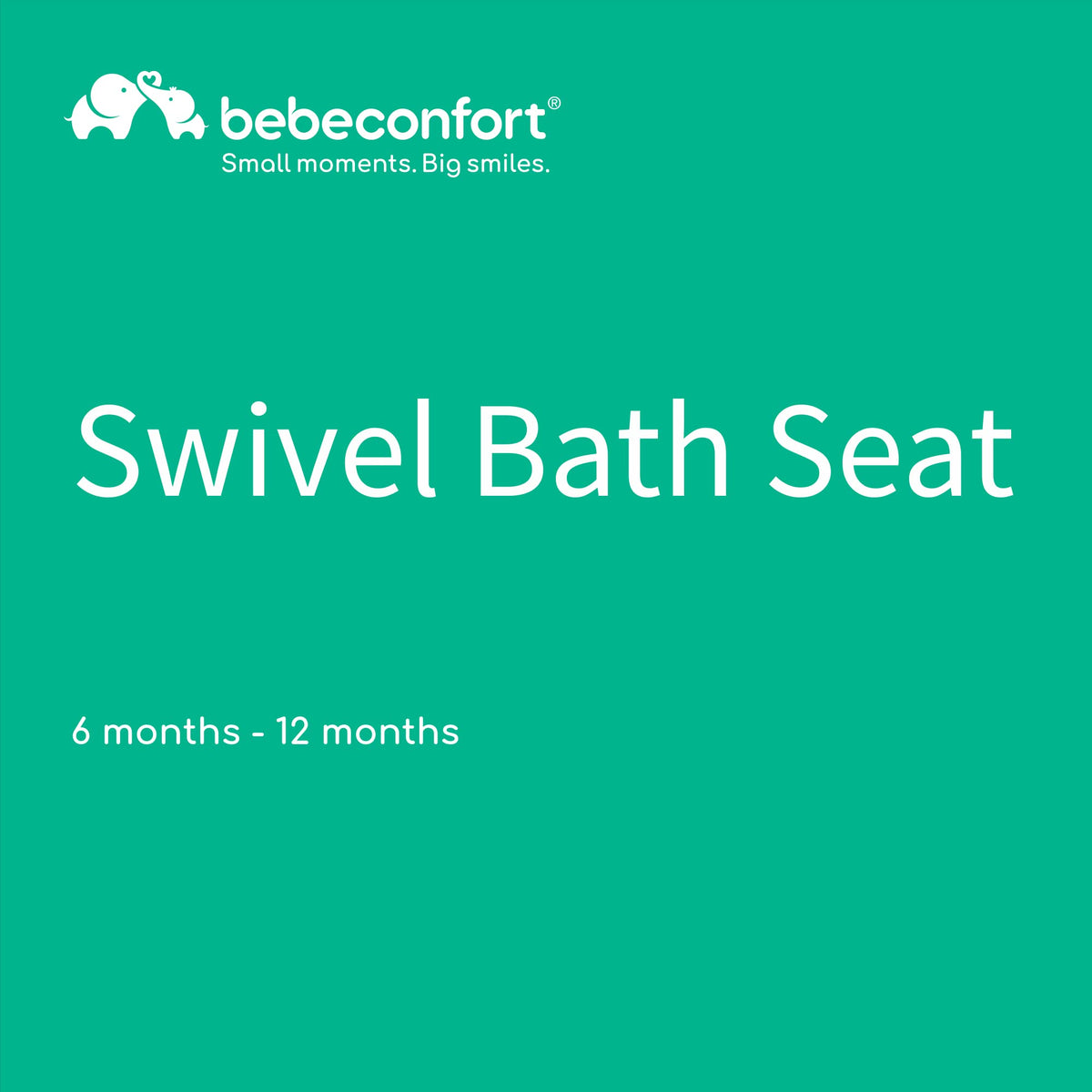 Bebeconfort Swivel Baby Bath Seat, 0–10 kg, Beige
