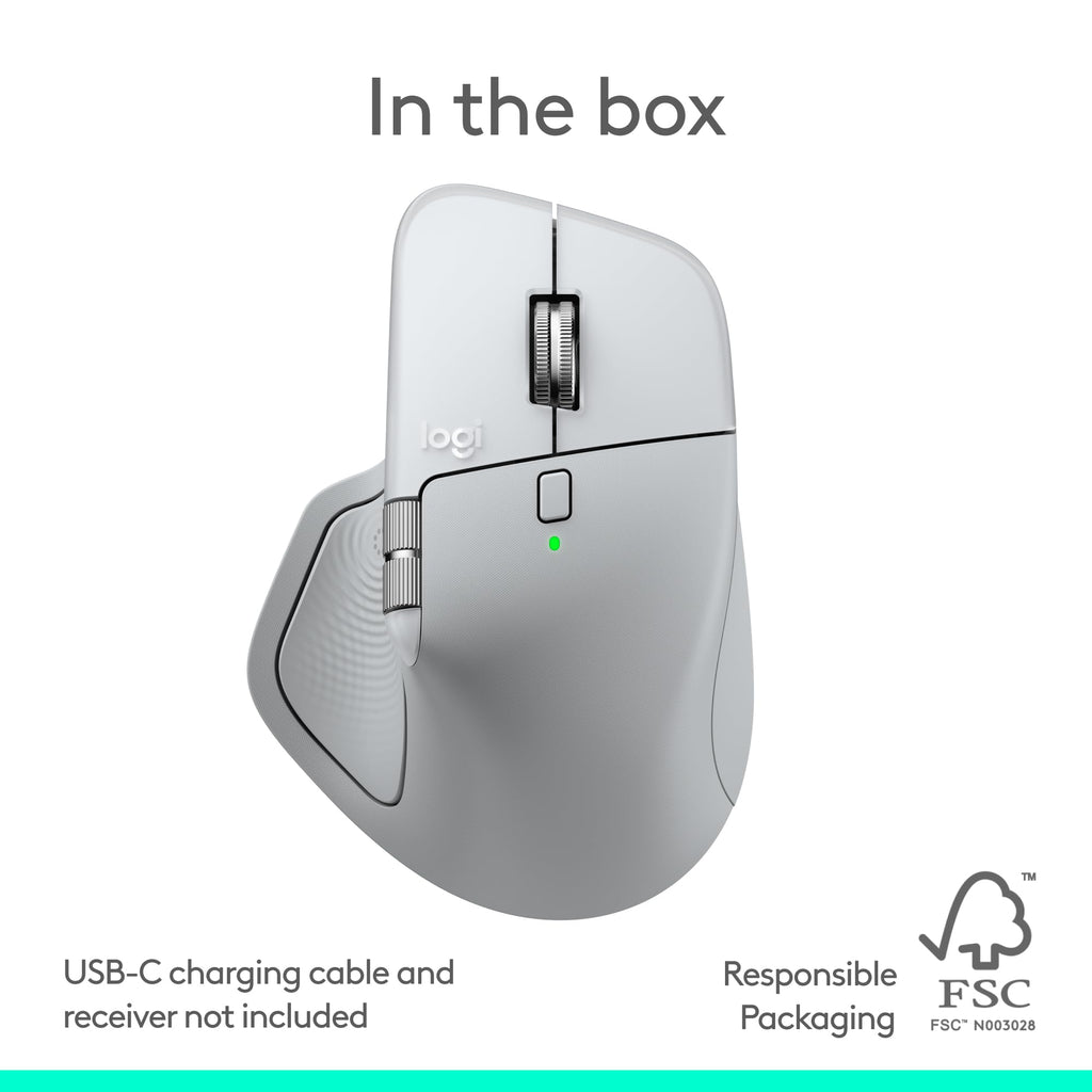 Logitech MX Master 4, Ergonomic Wireless Mouse