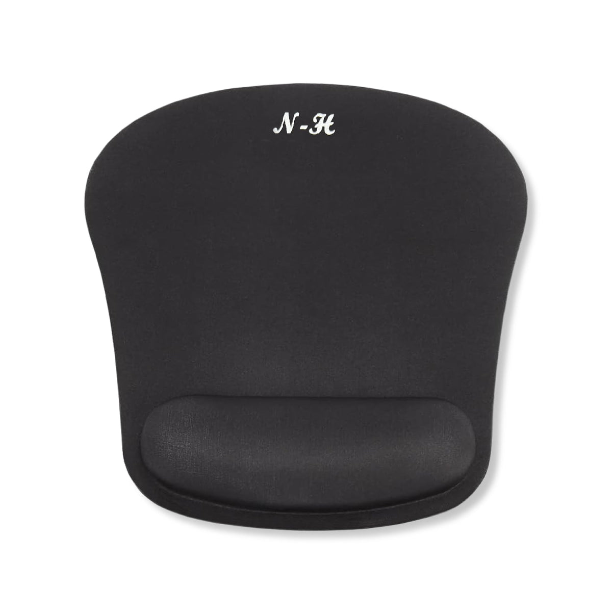 New Horrizon - Mouse Mat BLACK ANTI-SLIP COMFORT MOUSE PAD MAT WITH GEL FOAM REST WRIST SUPPORT FOR PC LAPTOP - Compatible with Laser and Optical Mice