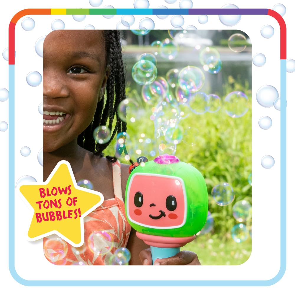 Little Kids Disney Mickey Mouse Light and Sound Musical Bubble Wand, Includes Bubble Solution, Multi (20511)
