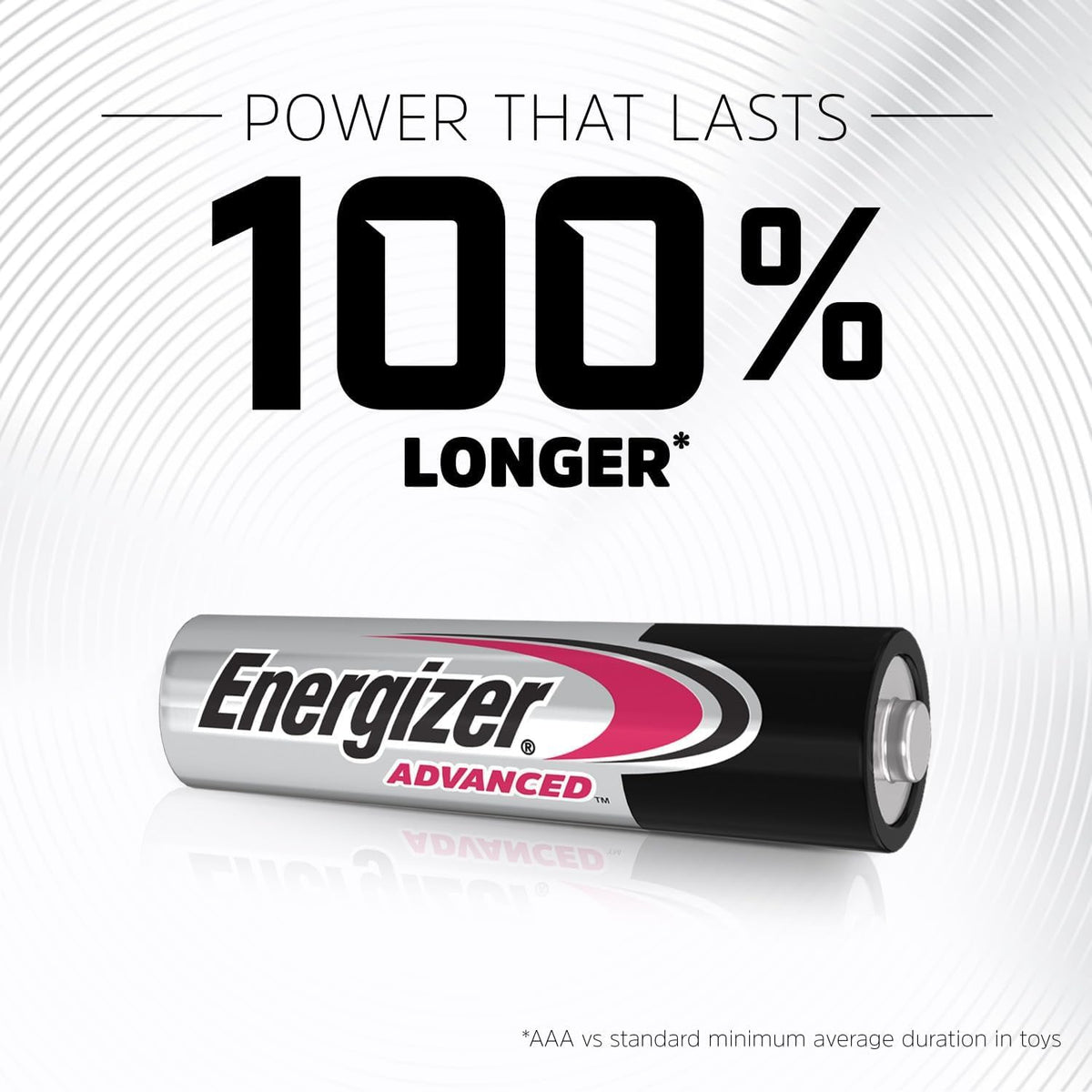 Energizer Advanced - AAA Batteries (24 Pack) Up To 100% Longer Lasting