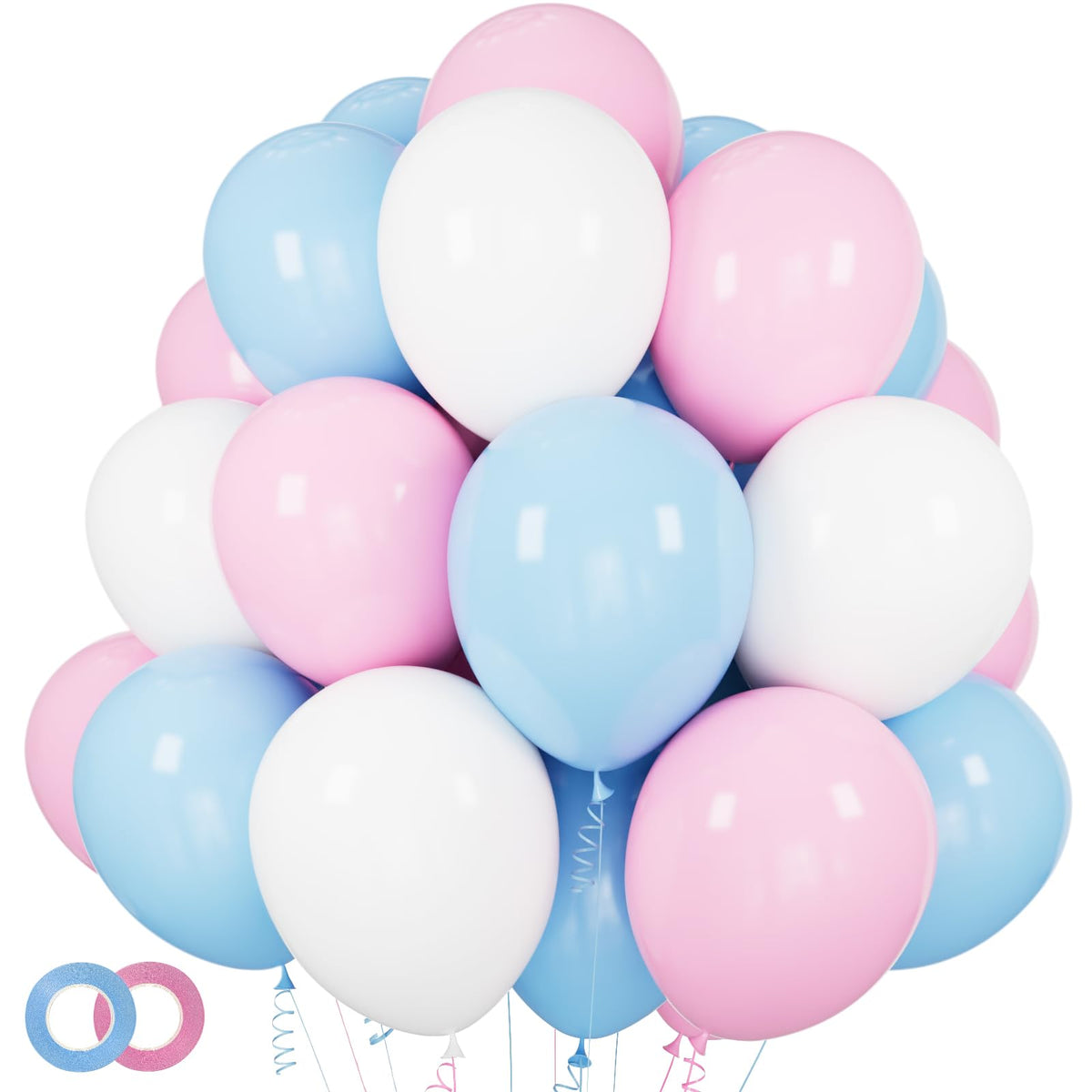 ASIYUHY Yellow Balloon 12 inch 100 Pack Thick Latex Helium Balloons