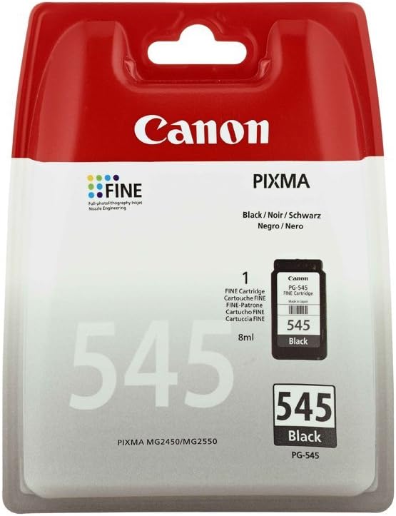 Canon Original PG-545 Black ink cartridge, Standard