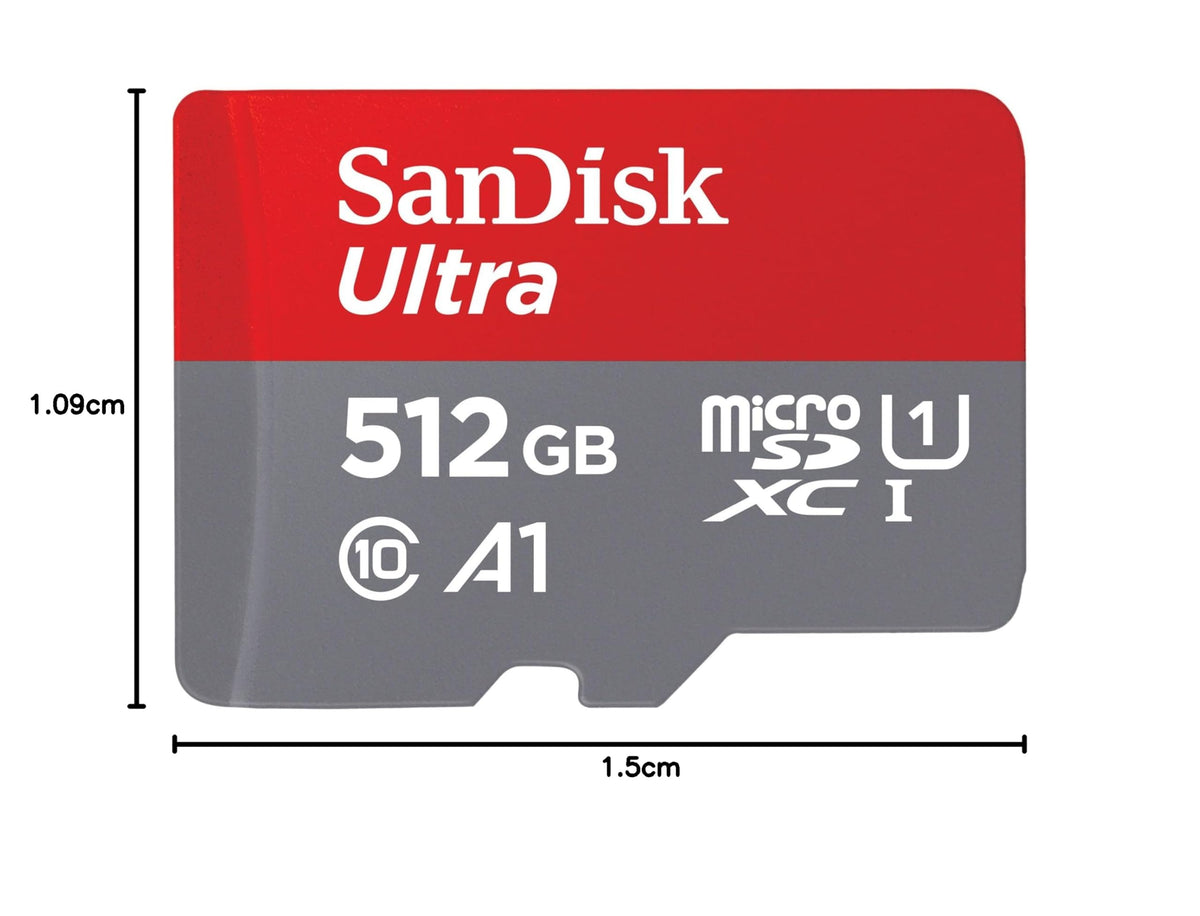 SanDisk 128GB Ultra microSDXC card + SD adapter, Memory card Full HD, up to 140 MB/s, For smartphones and Tablets, with A1 App Performance, UHS-I, Class 10, U1