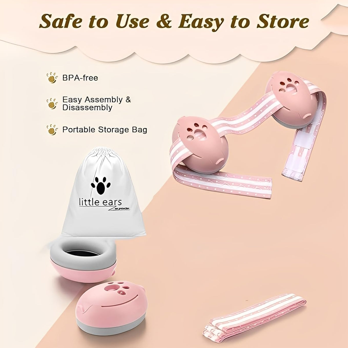 Baby Ear Defenders for 0‑36 Months, Noise Reduction Earmuffs
