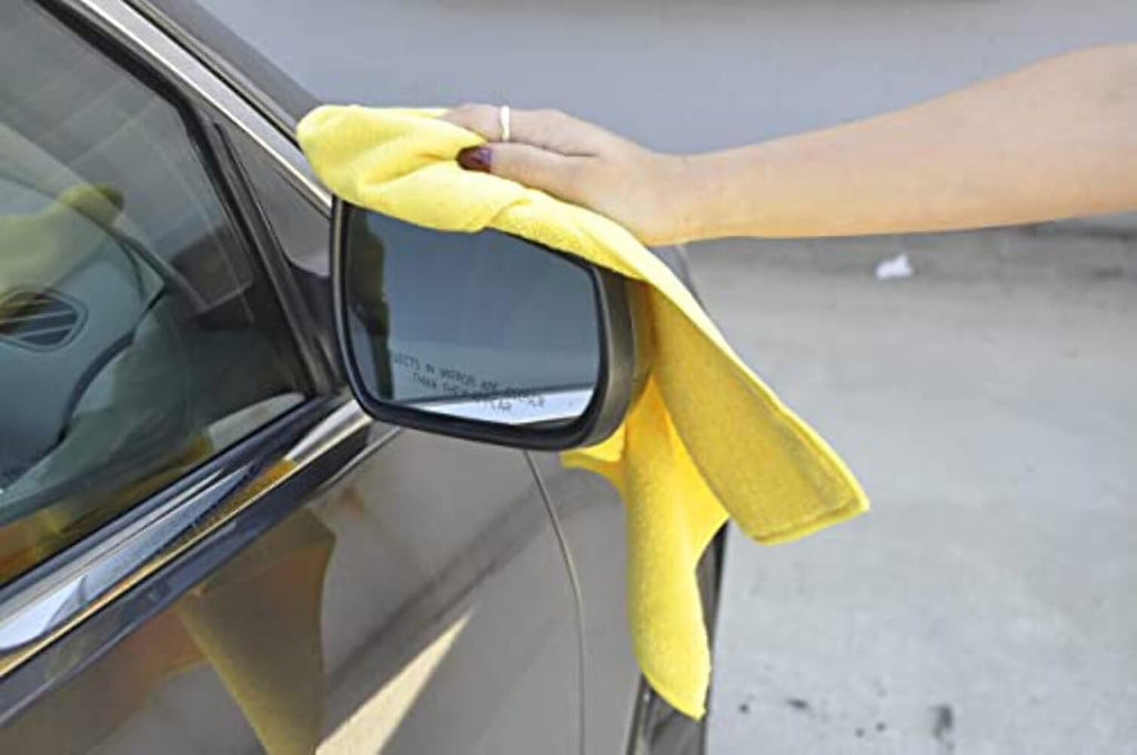 Kirkland Signature 713160 Ultra Plush Microfiber Towels 36 Pack, Yellow, H 40.6 x W 40.6 cm