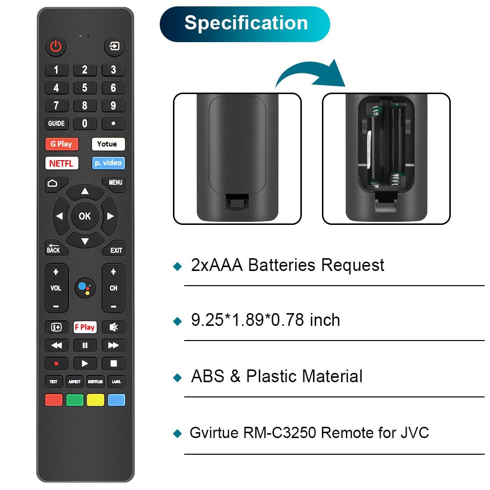 for-LG-Magic-Remote, Gvirtue Solar Voice Remote Control for-LG-Smart TV