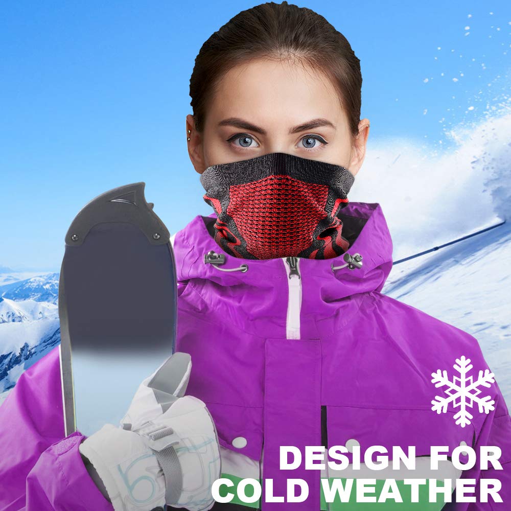WTACTFUL Winter Neck Warmer Gaiter Windproof Face Mask Balaclava Bandana for Ski Snowboard