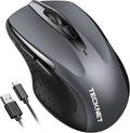 TECKNET Bluetooth Mouse, Wireless Mouse Rechargeable