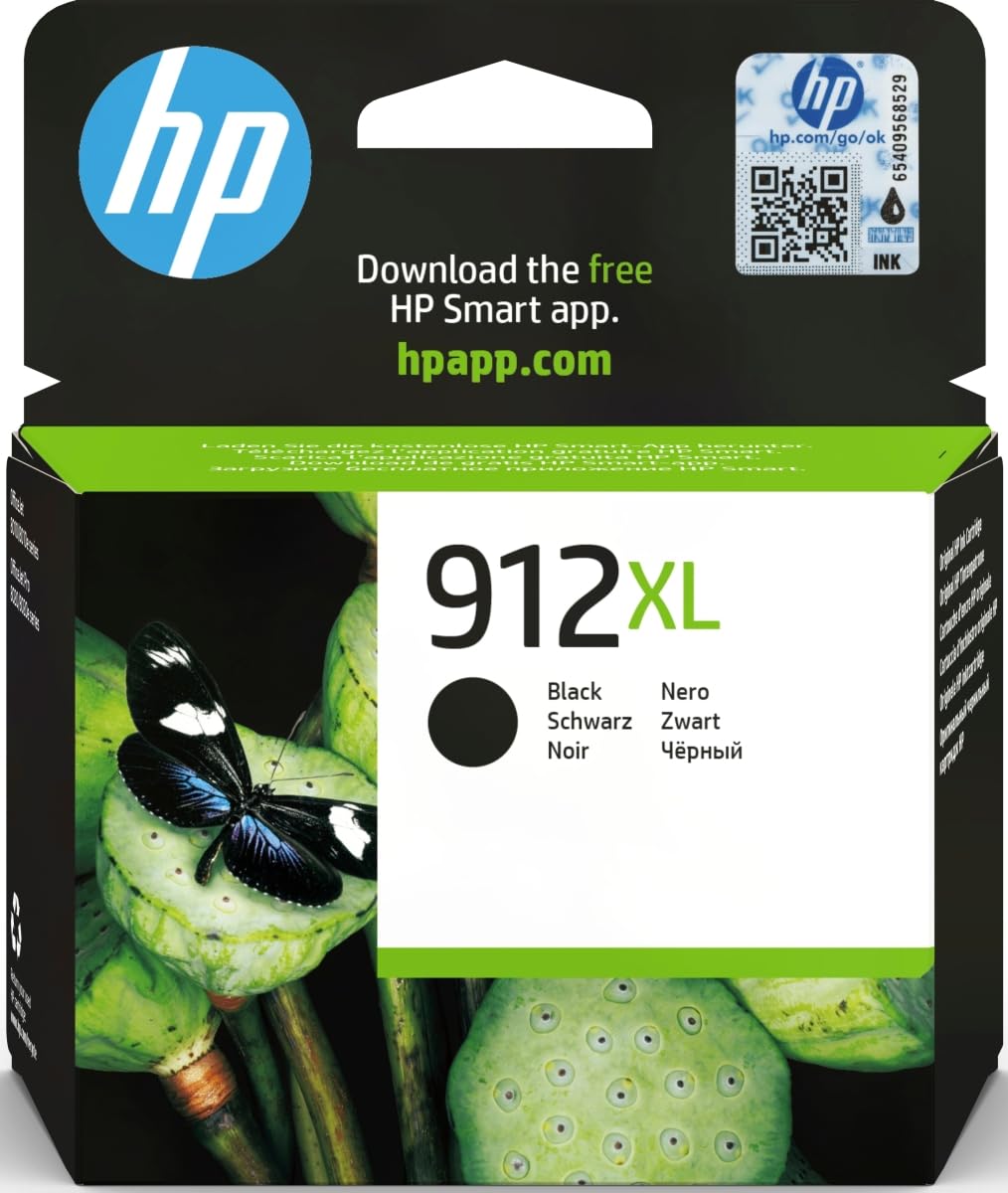 HP 912 4-Pack Black/Cyan/Magenta/Yellow Original Ink Cartridge