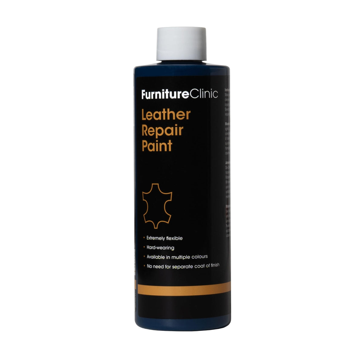Furniture Clinic Leather Repair Paint & Dye | Self Seal Colourant for Quick and Easy Leather Repair | Suitable for Sofas, Car Seat, Shoes, Handbag, and More - Dark Brown, 250ml