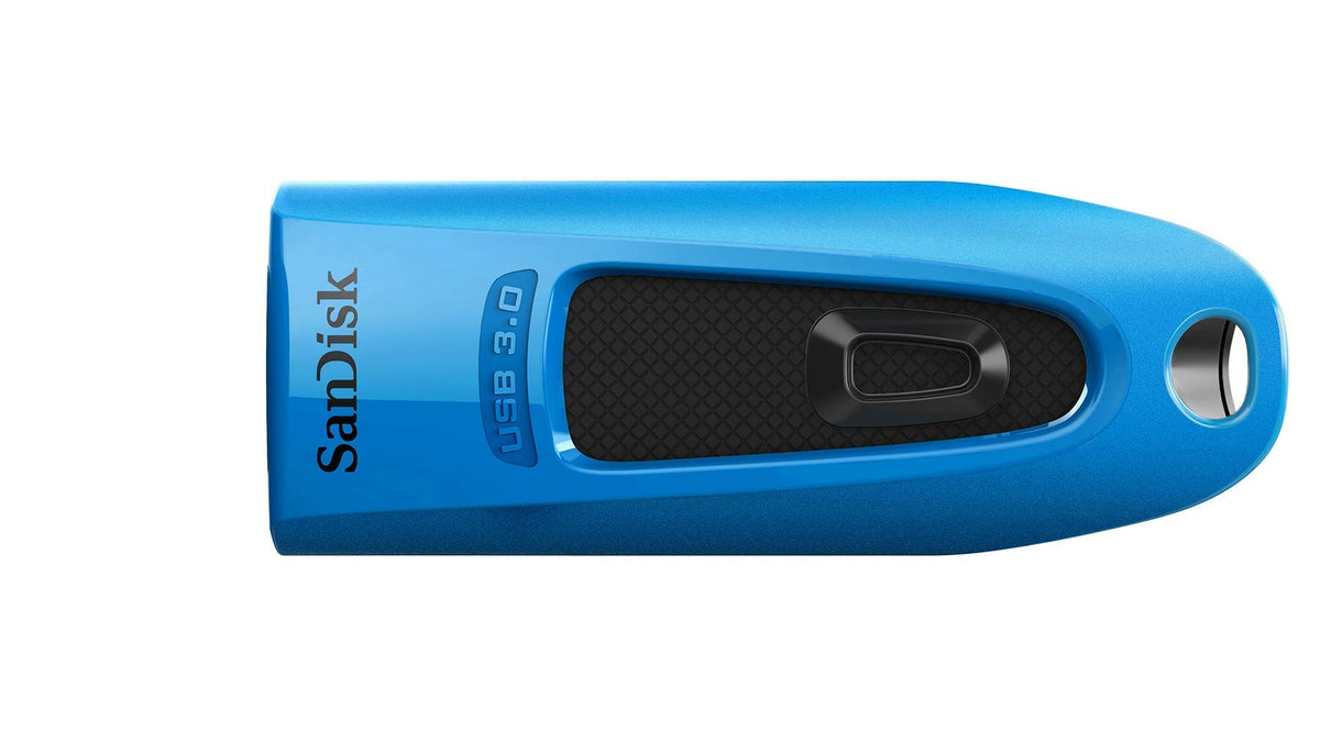 SanDisk 32GB Ultra USB 3.0 Flash Drive, USB stick, memory stick with transfer speeds up to 130MB/s, Password protection, RescuePRO Deluxe software for data recovery, Triple Pack, Black