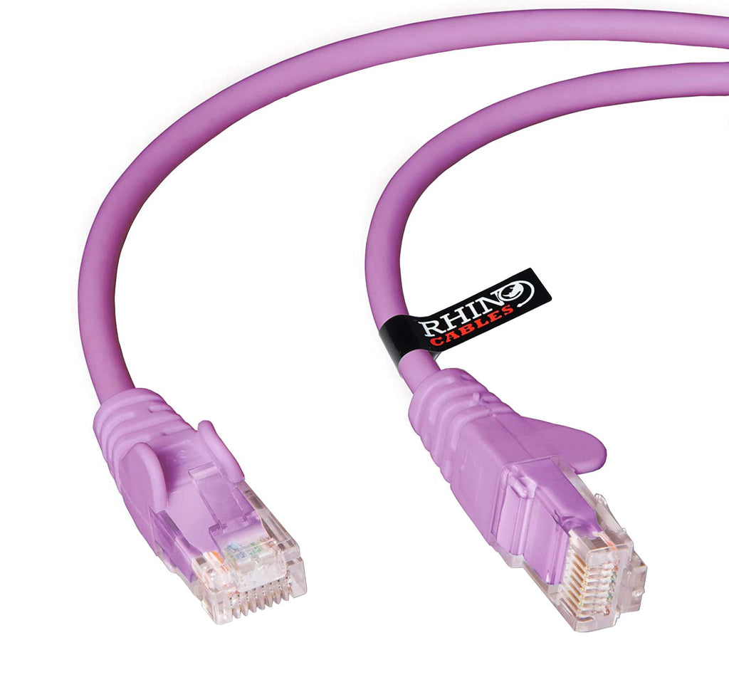 rhinocables CAT 5e High-Speed Ethernet Cable - Reliable LAN Network RJ45 Cable for Fast Internet & Data Transfer | Durable WiFi Broadband Cable for Gaming & Streaming, (10m, Grey, Pack of 3)