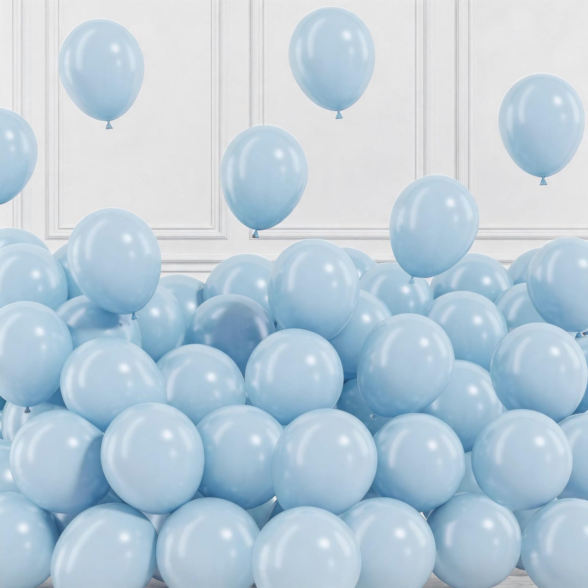 Togvu Black Balloons, 50Pack 5 Inch Small Mini Black Latex Party Balloons