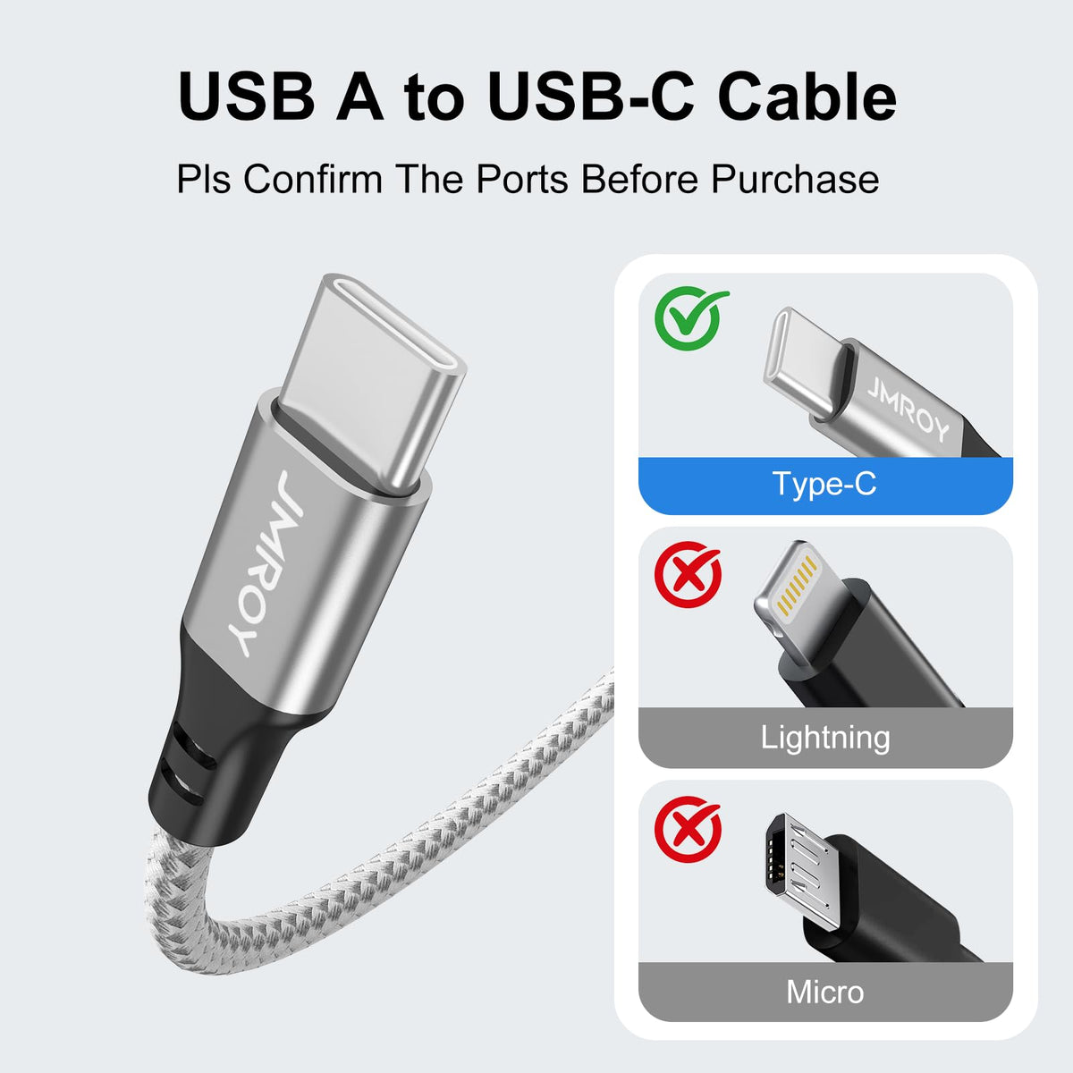 USB C CABLE 3M,Long Samsung Charger Cable Braided Compatible with Samsung Galaxy S20 Plus S21 S22 S23 S10 S9 S8, A20E A50 A51 A70 A71,PS5,Switch,Huawei P40,（Black）