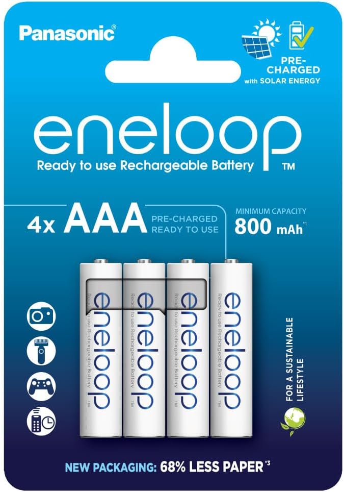 eneloop AAA/Micro Ni-MH battery (4-pack), rechargeable battery