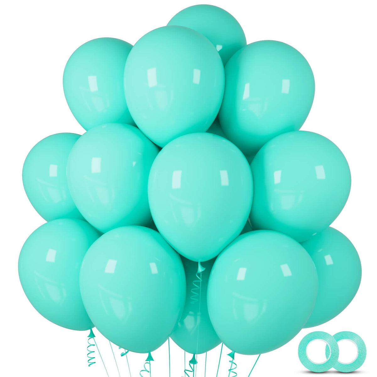 ASIYUHY Yellow Balloon 12 inch 100 Pack Thick Latex Helium Balloons