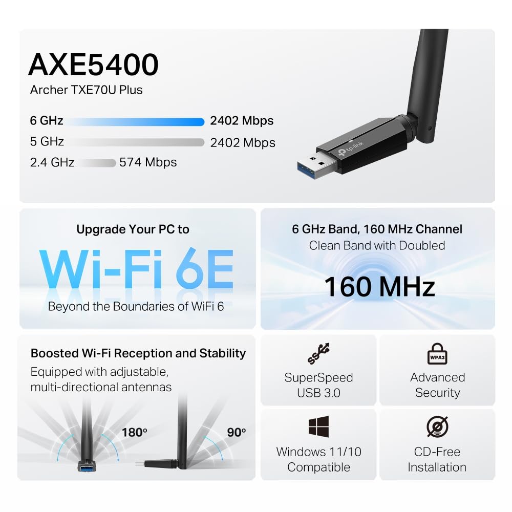 TP-Link Nano USB Bluetooth 4.0 Adapter for PC Laptop Desktop Computer, Bluetooth Dongle and Receiver for Windows 11/10/8.1/8/7/XP, Plug and Play(UB400)