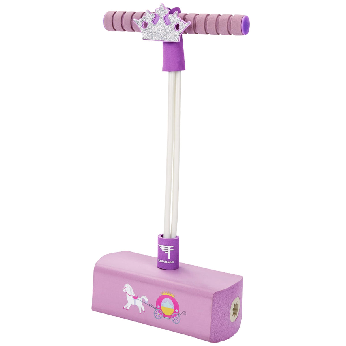 Flybar My First Foam Pogo Jumper for Kids Fun and Safe Pogo Stick, Durable Foam and Bungee Jumper for Ages 3 and up Toddler Toys, Supports up to 250lbs (Blue)