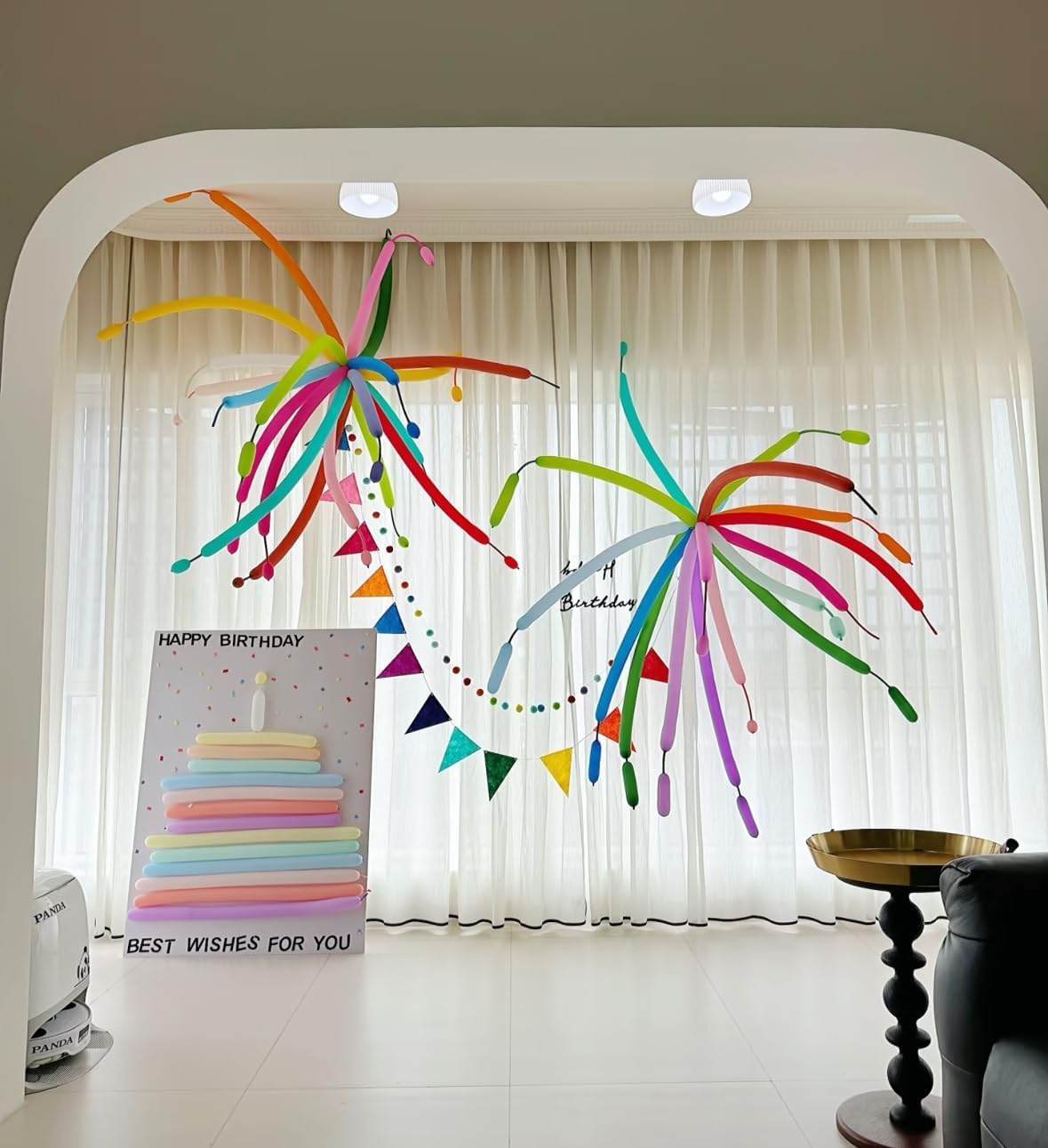 260 Balloons - Clear Long Balloons for Tying Balloon Arch & Balloon Ties