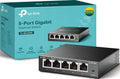 TP-Link TL-SG105S 5-Port Gigabit Network Switch, Metal Ethernet Splitter