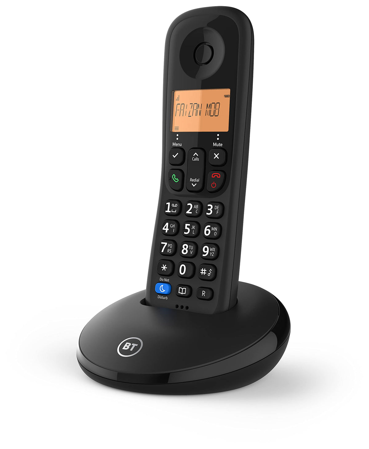 BT Everyday Cordless Landline House Phone, Home Phone, Basic Call Blocker, Do Not Disturb button, Trio Handset Pack