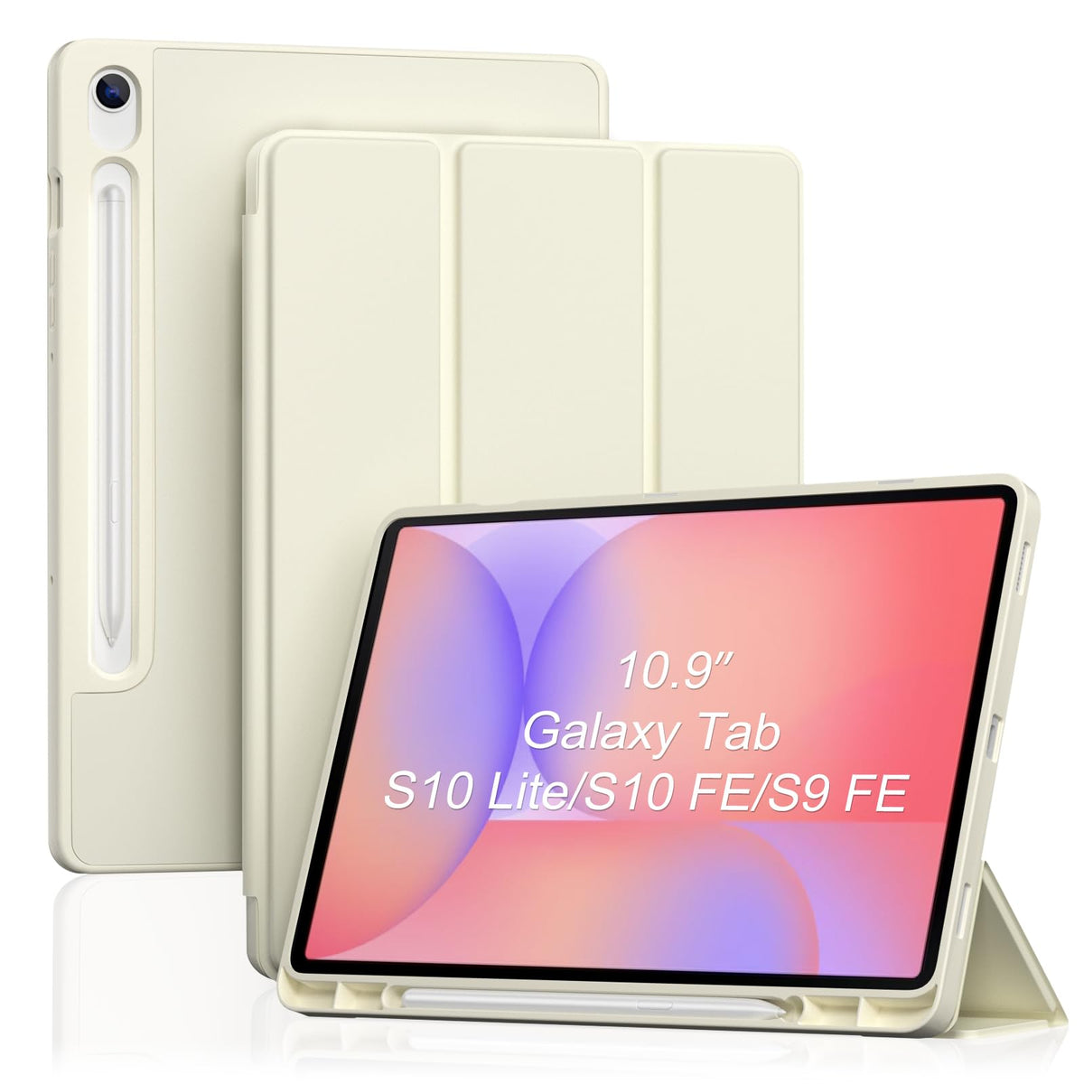 ProCase for Galaxy Tab S10 Lite/S10 FE/S9 FE 10.9" with S Pen Holder -Green