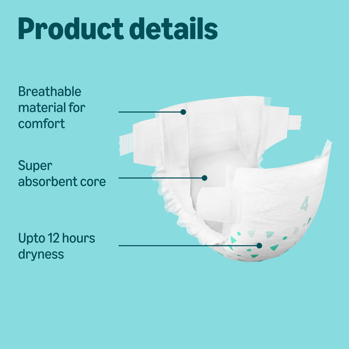by Amazon Nappies - Size 2 (3-6kg) - 102 count (3 Packs of 34)