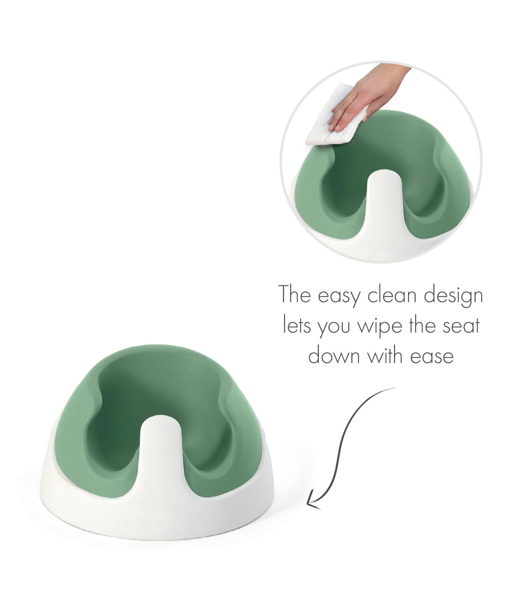 Mamas & Papas Baby Snug Floor Seat and Activity Tray - Clay