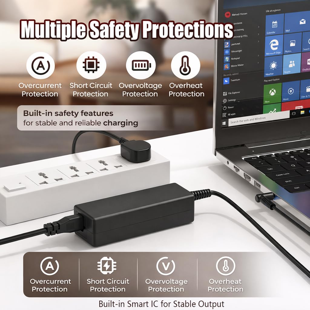 12V/24V 100W Car Laptop Charger USB C Compatible with MacBook Lenovo Dell