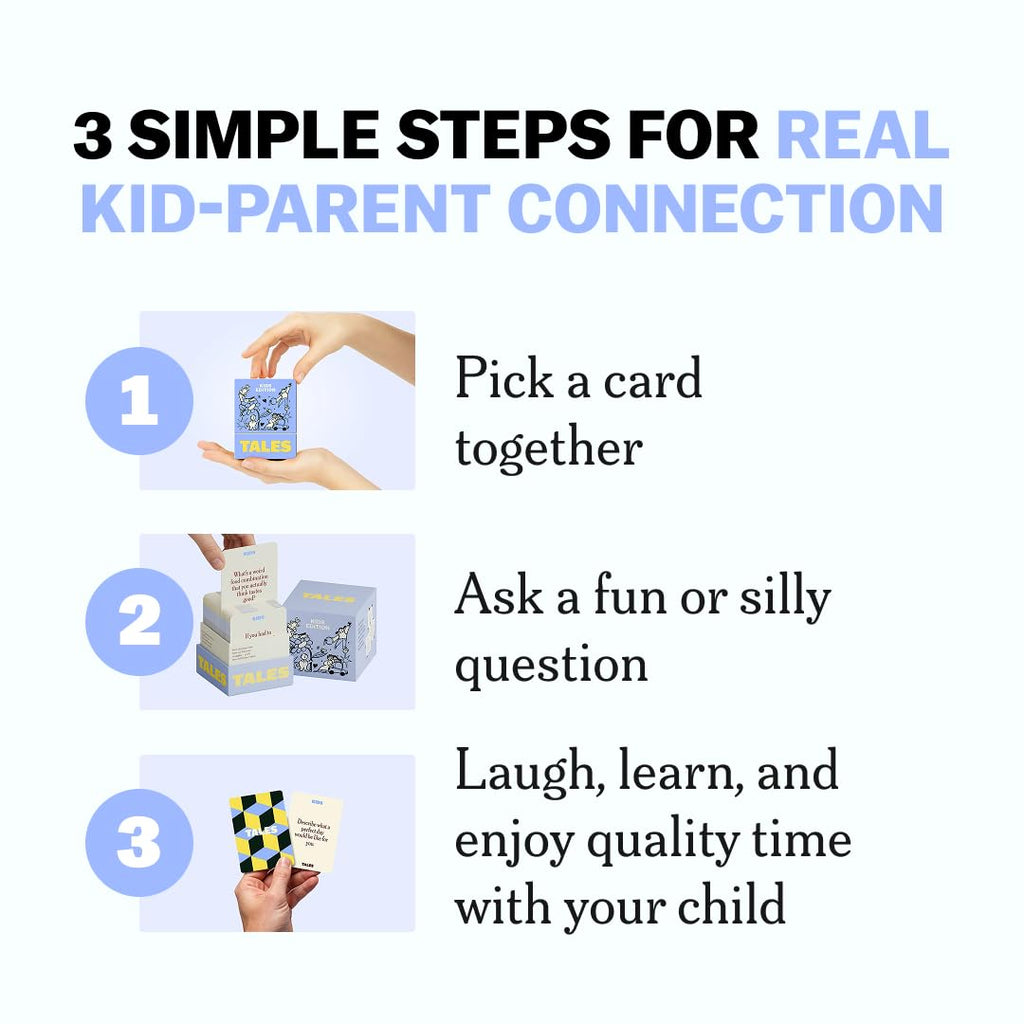 TALES 150 Conversation Cards, Family Edition, Create Meaningful Connections