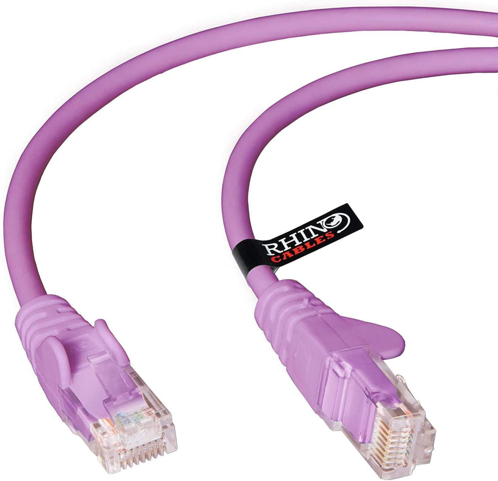rhinocables CAT 5e High-Speed Ethernet Cable - Reliable LAN Network RJ45 Cable for Fast Internet & Data Transfer | Durable WiFi Broadband Cable for Gaming & Streaming, (10m, Grey, Pack of 3)