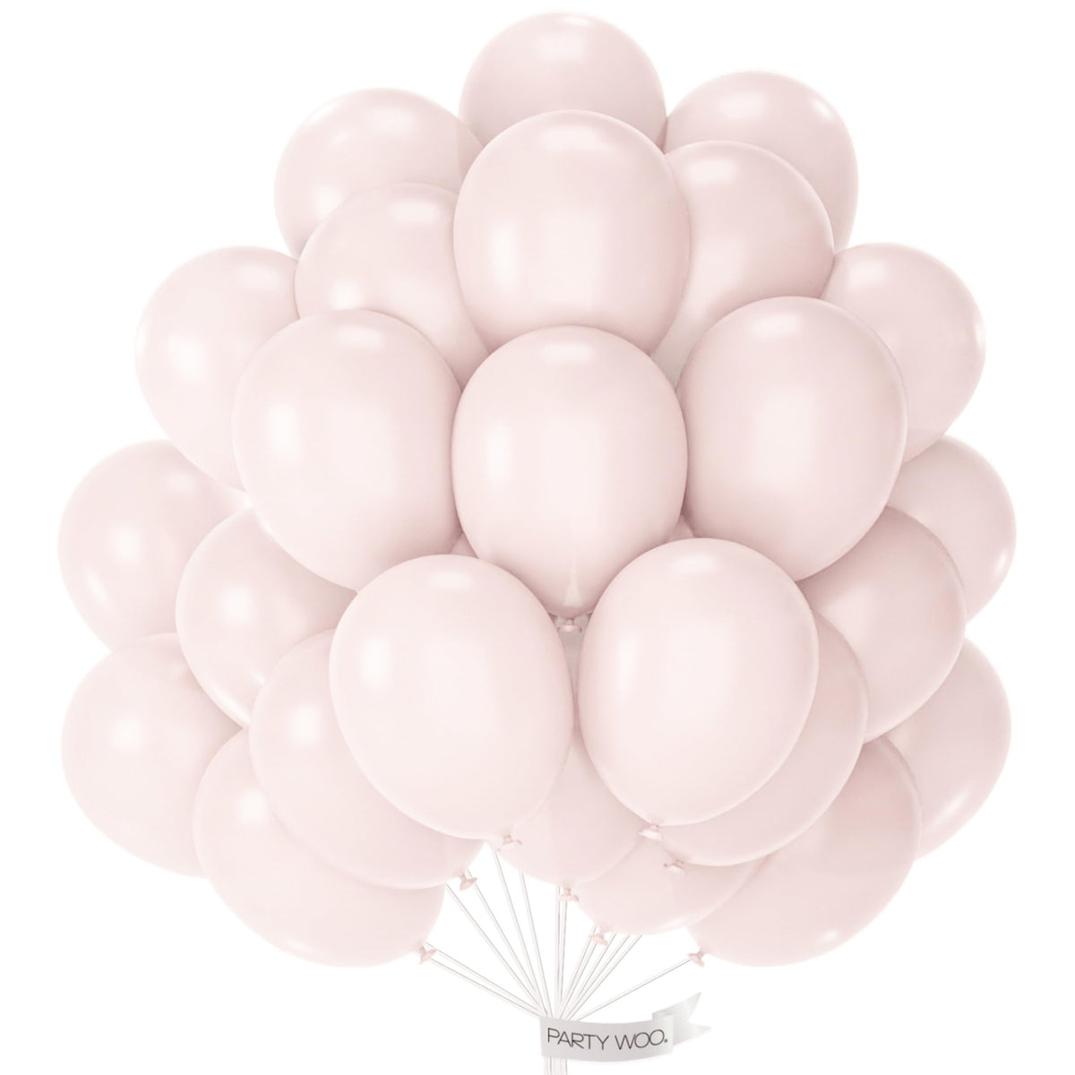 PartyWoo Light Blue Balloons 101pcs Baby Pastel Sky Aqua Blue Color 12 Inch