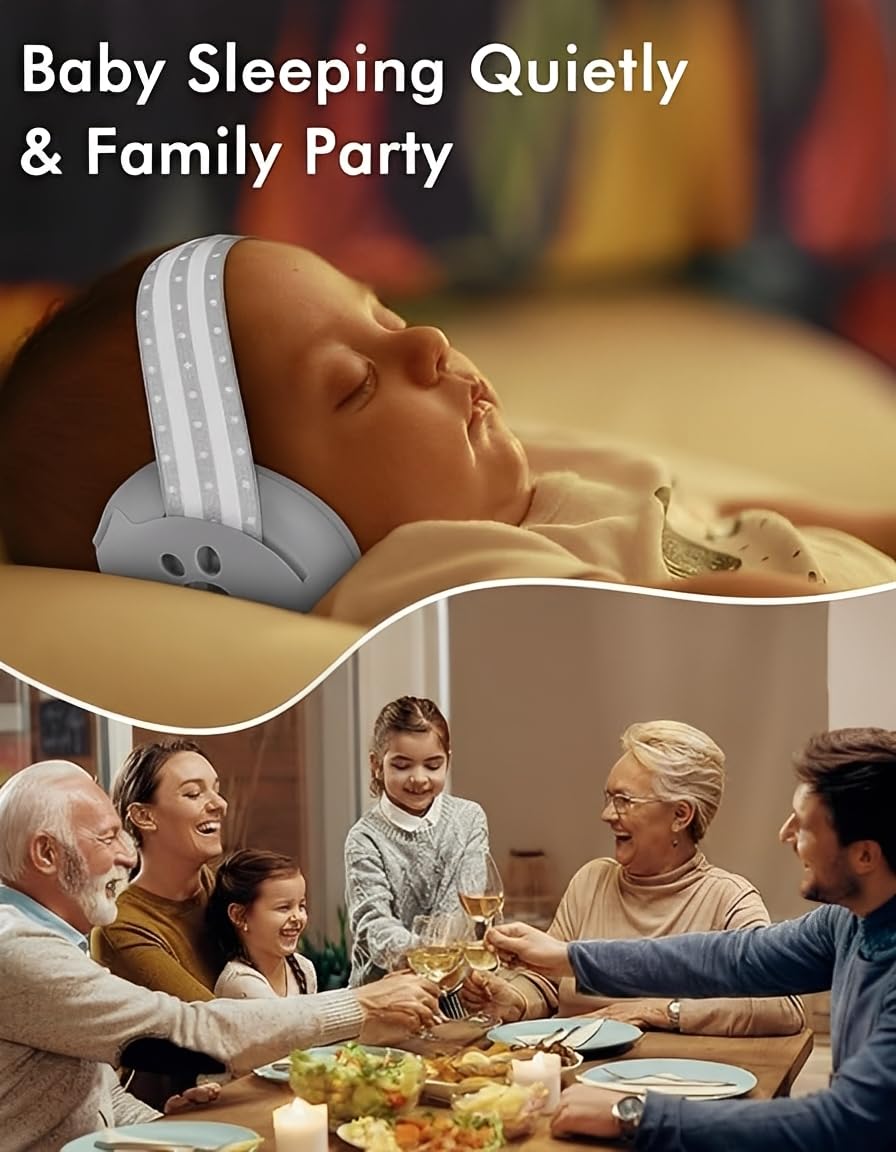 Baby Ear Defenders for 0‑36 Months, Noise Reduction Earmuffs