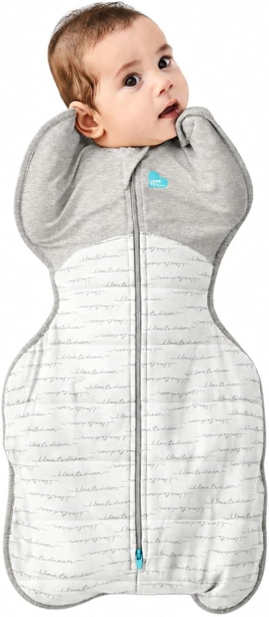 Love To Dream Swaddle Up, S 3.5-6kg, White Dreamer, 2.5 Tog