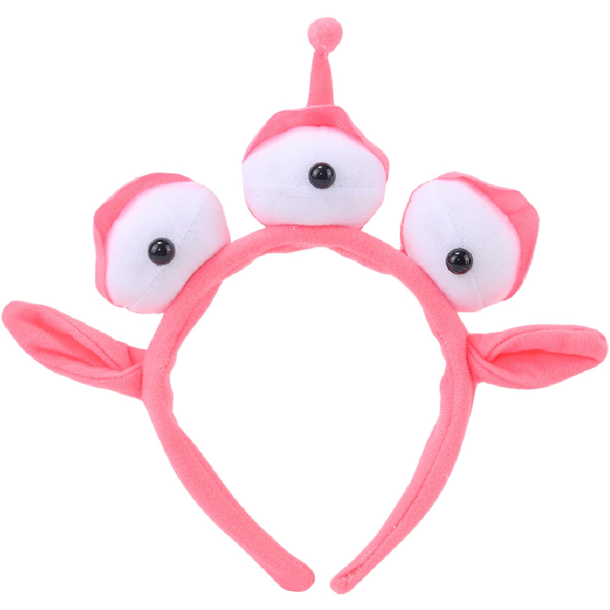 Green Three-eyed Alien Plush headband Alien Monster headband for Halloween Party Birthday, Christmas