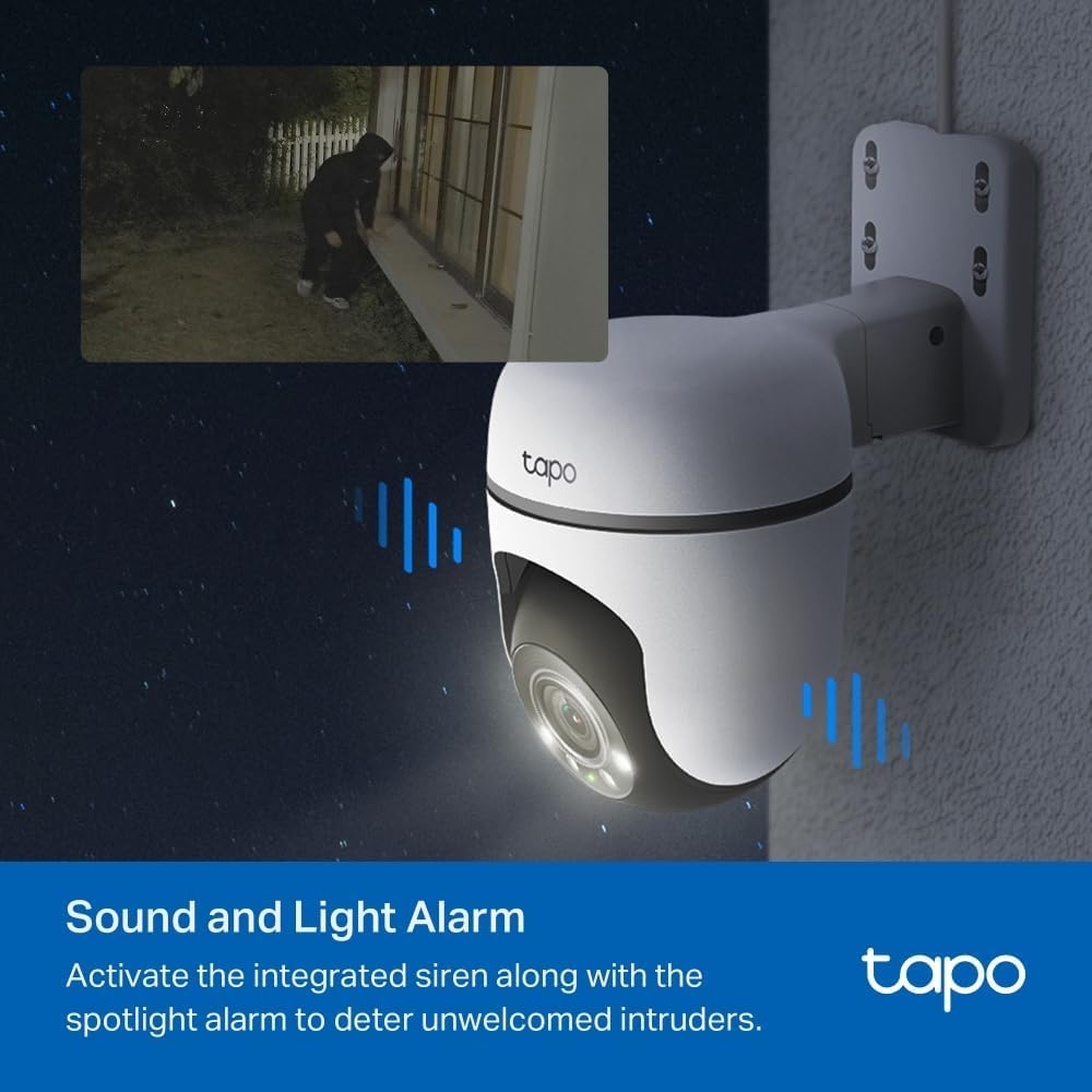 Tapo TC40 Full HD Pan/Tilt Outdoor Security Camera CCTV Camera 360° View
