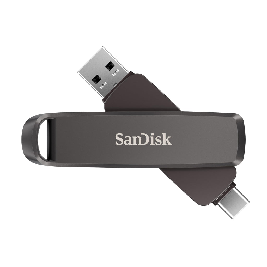 SANDISK Ultra Dual Drive Luxe 256GB, USB-C+USB-A, Up to 150MB/s Read Speeds