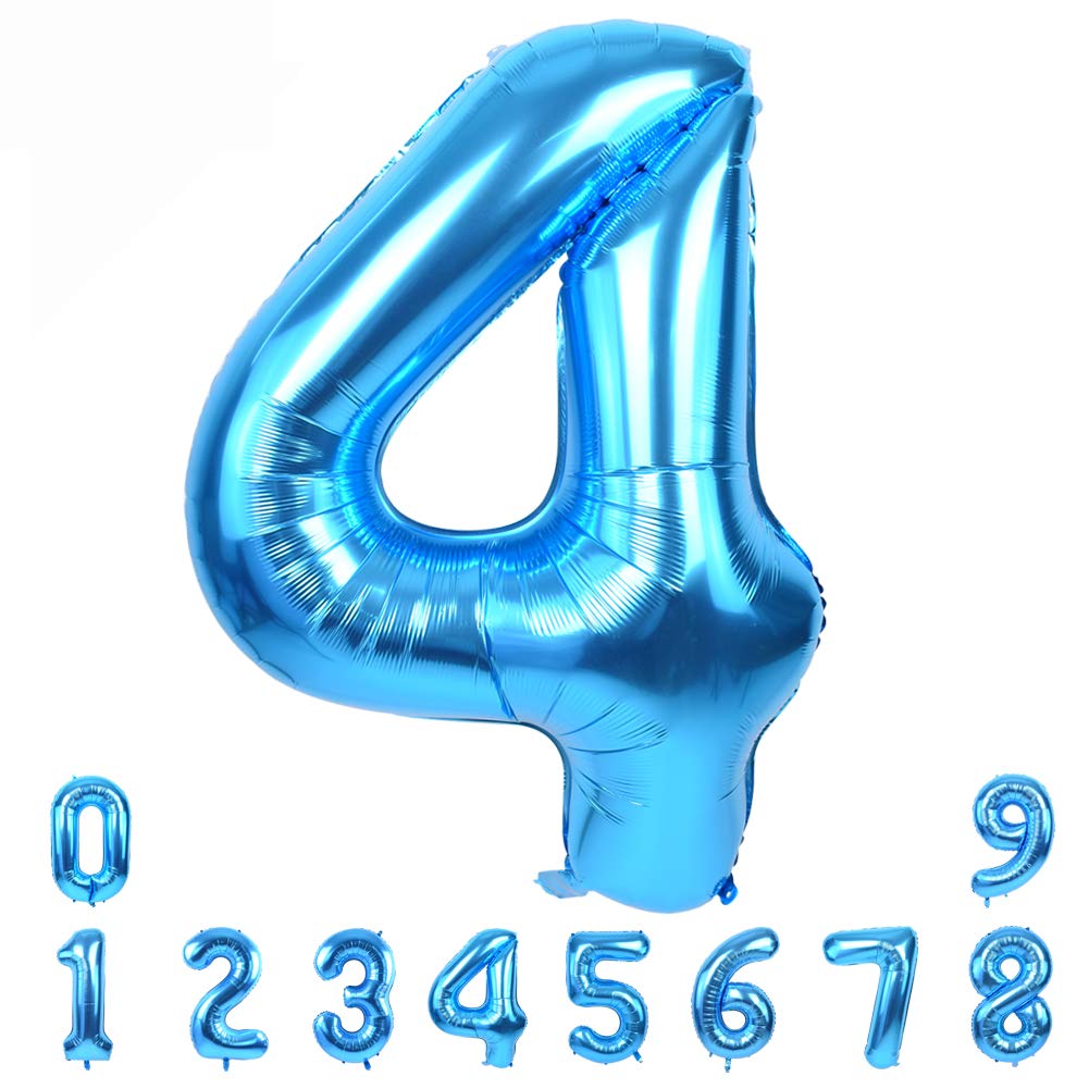TONIFUL 40 Inch Pastel Purple Number 1 Balloon – Big Lilac Mylar Foil Number Balloons for Anniversary Girl's 1st Birthday, Lavender Gender Neutral Baby Shower, Butterfly Theme Party Decorations