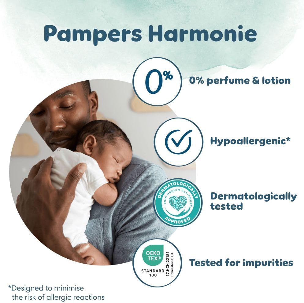 Pampers Harmonie Nappies Size 4 Monthly Box