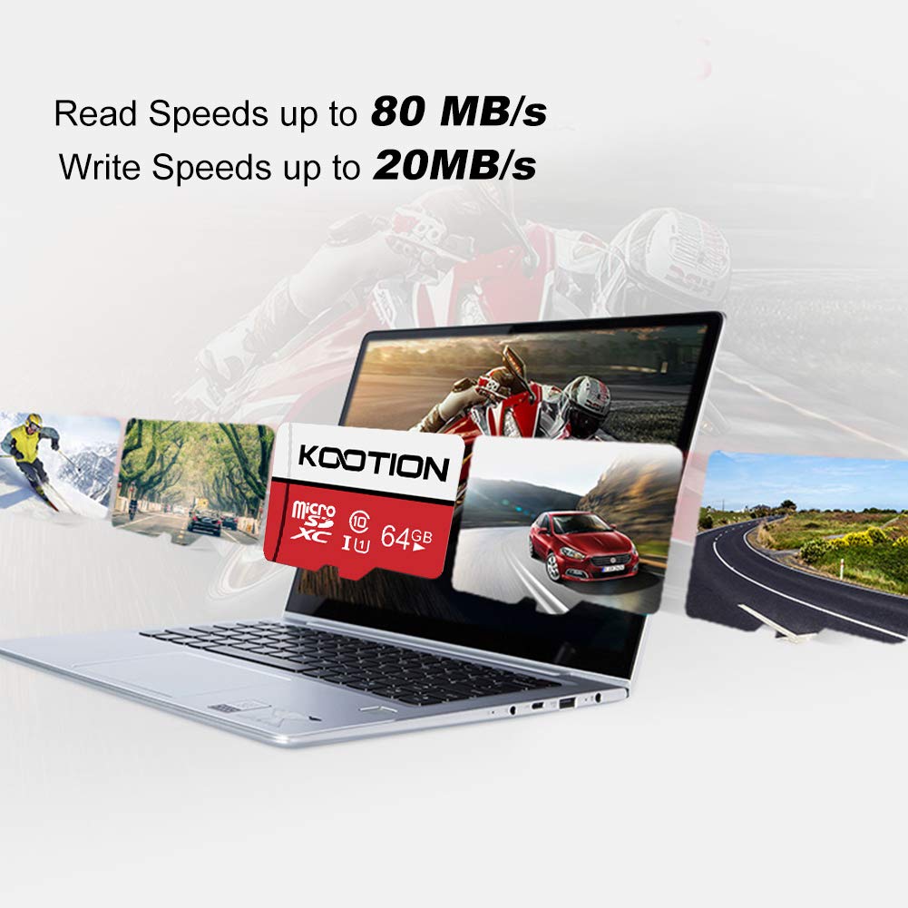 KOOTION Micro SD Card 32GB 5 Pack MicroSDHC UHS-I Memory Card Class 10 High Speed Micro SD Card, C10, U1