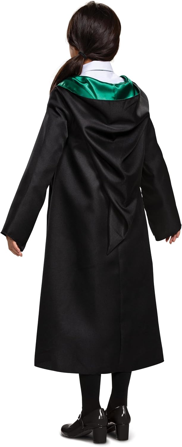 Harry Potter Slytherin Robe, Official Wizarding World Costume Robes, Classic Kids Size Dress Up Accessory, Child Size (4-6)