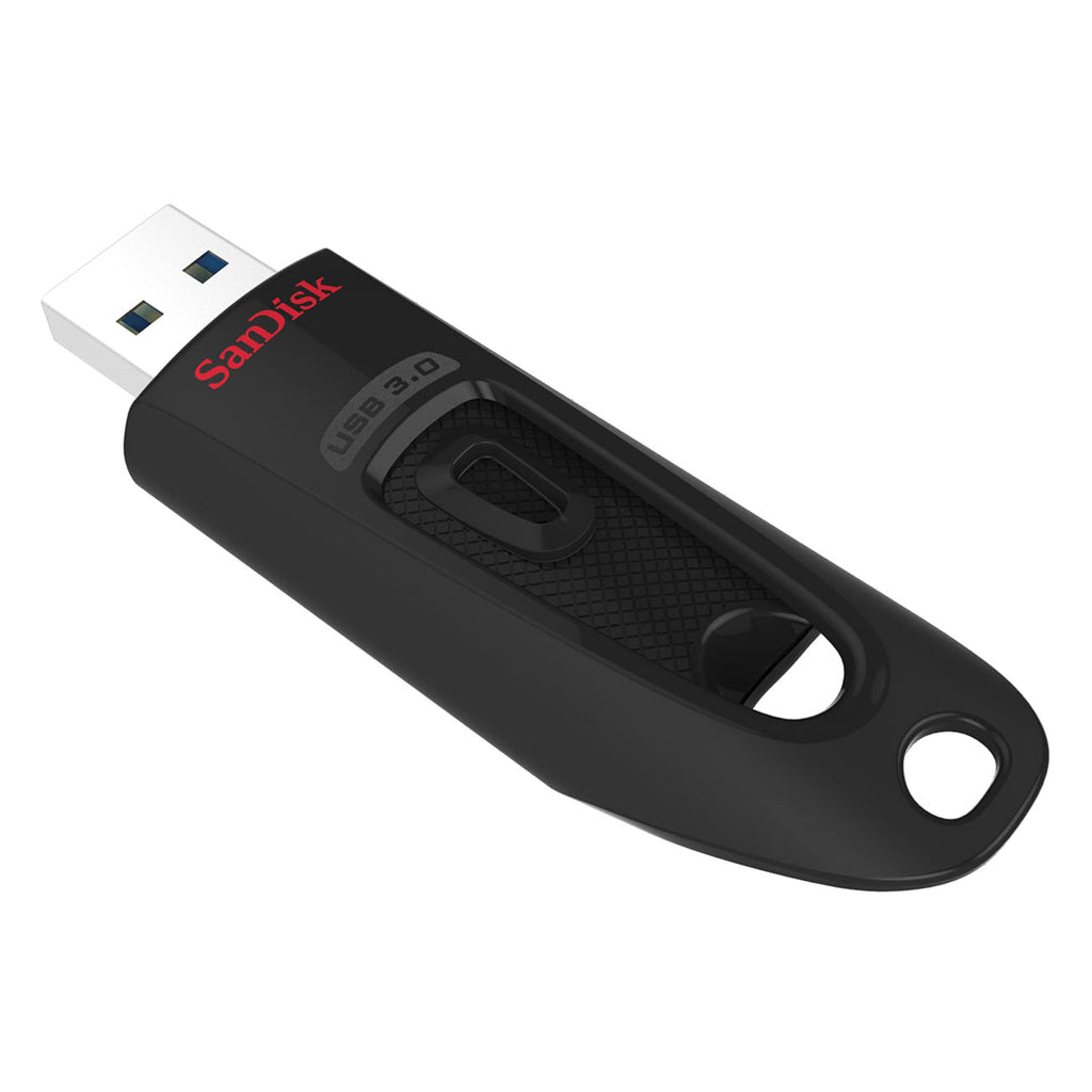 SANDISK Ultra 256GB, USB-A Flash Drive, Up to 100MB/s Read Speeds