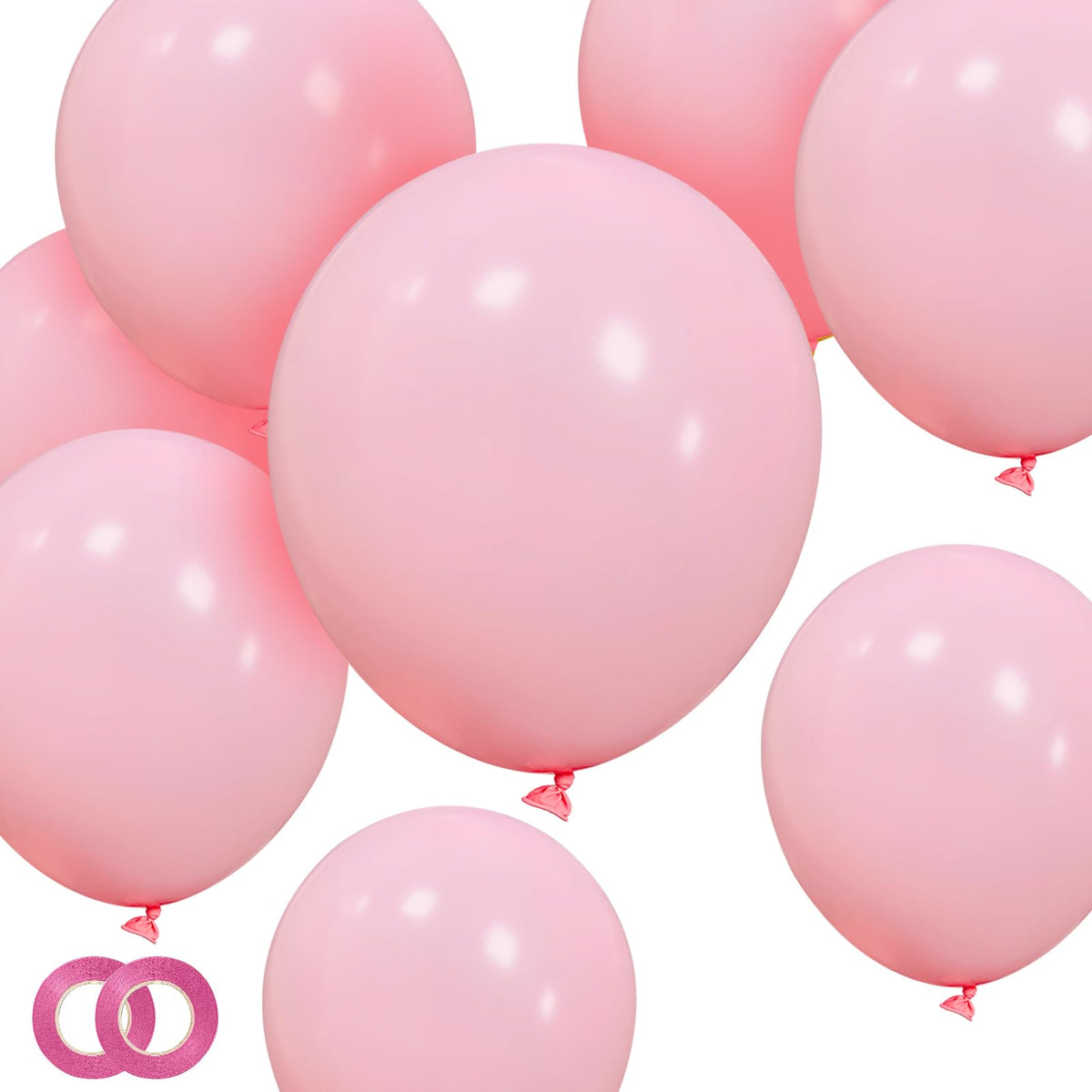 ASIYUHY Yellow Balloon 12 inch 100 Pack Thick Latex Helium Balloons