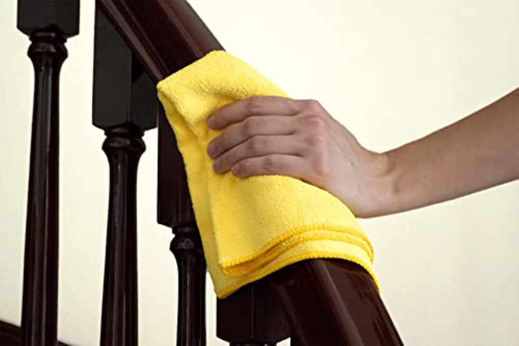 Kirkland Signature 713160 Ultra Plush Microfiber Towels 36 Pack, Yellow, H 40.6 x W 40.6 cm