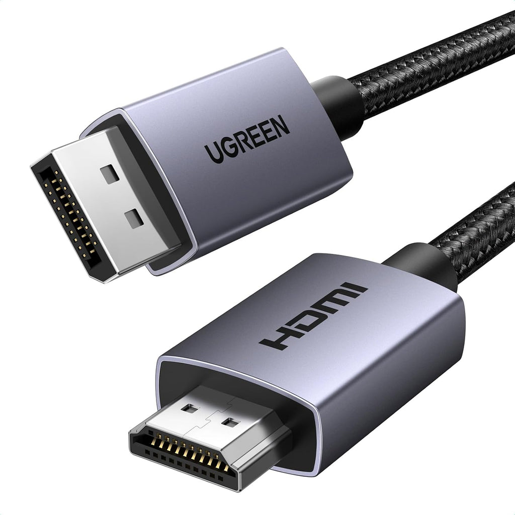 UGREEN 4K Displayport to HDMI Cable 3M Unidirectional Braided DP to HDMI